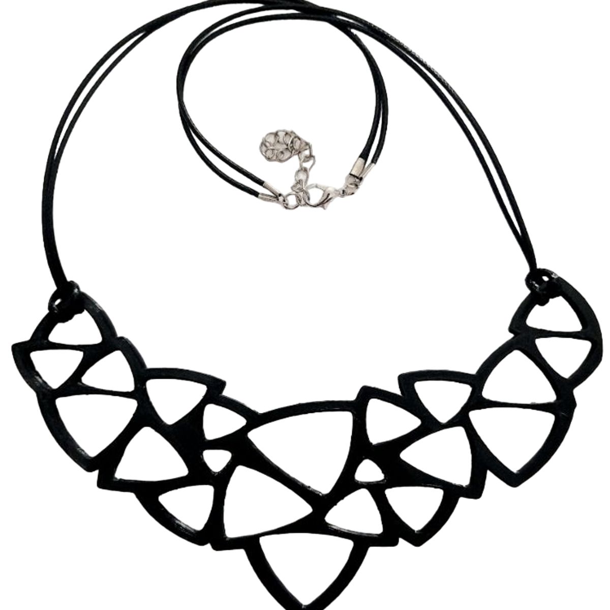CATHALIFAUDJOYAS - COLLAR 3D TRIANGULOS CATHALIFAUDJOYAS
