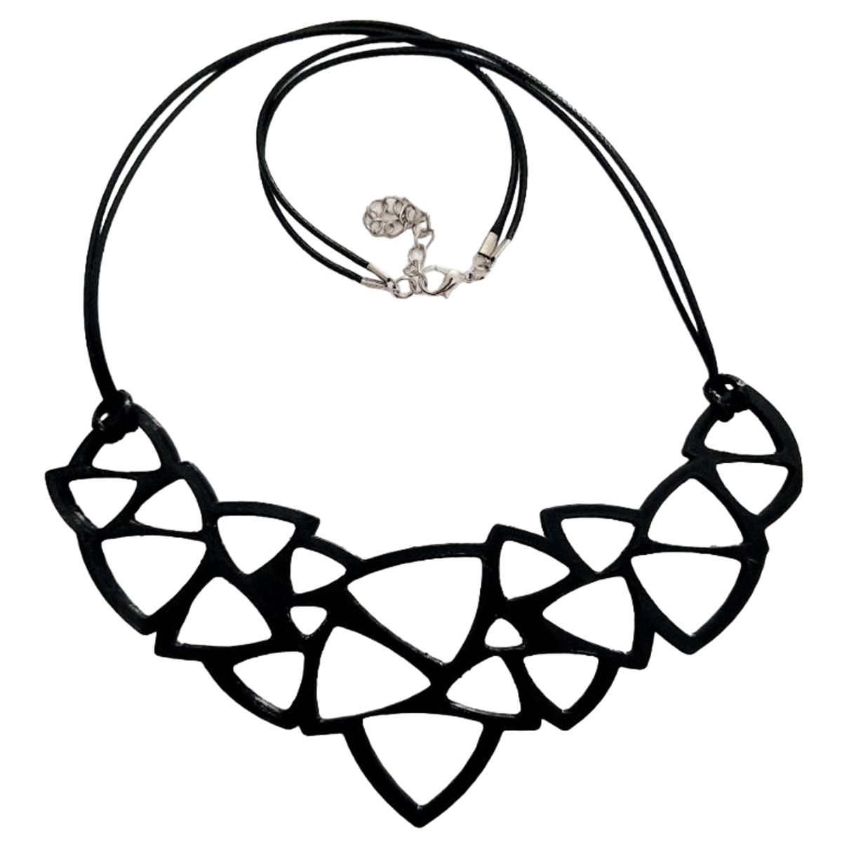 CATHALIFAUDJOYAS - COLLAR 3D TRIANGULOS CATHALIFAUDJOYAS