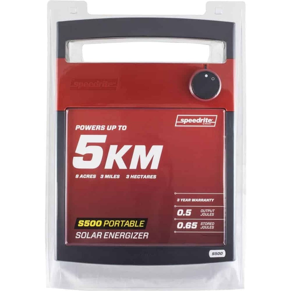 SPEEDRITE - Energizador Cerco Ganadero Solar S500 -5KM-