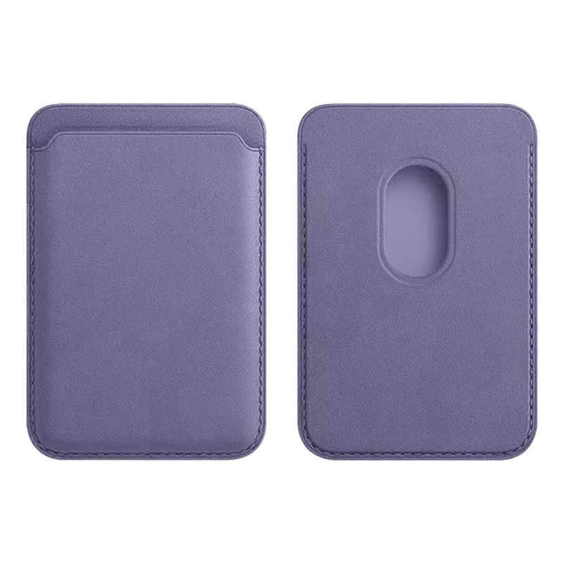 GENERICO - Tarjetero Magnético De Cuero Para iPhone Compatible Magsafe
