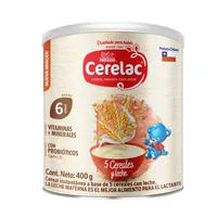Cereal Infantil Cerelac® 5 Cereales 400g