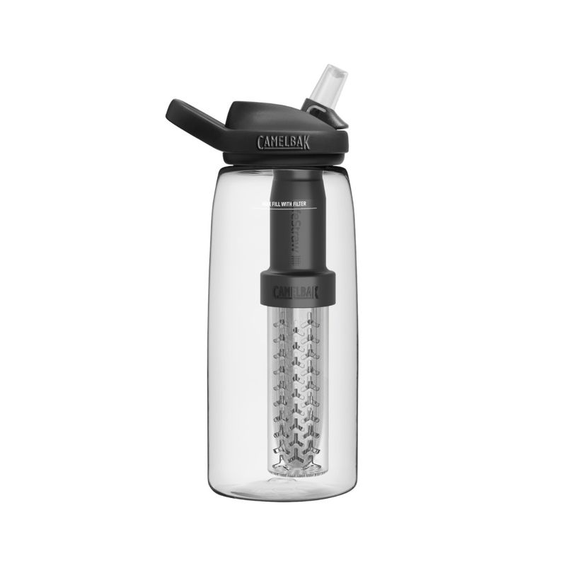 CAMELBAK - Botella Camelbak Eddy+ 1 L Con Filtro Lifestraw Transparente