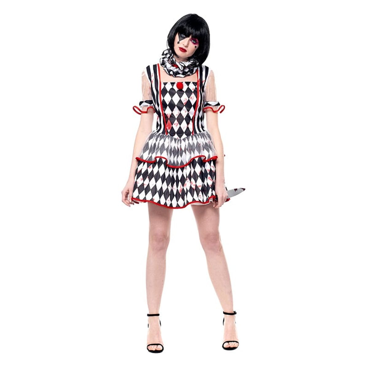 GENERICO - TRAJE PAYASA SANGRIENTA L