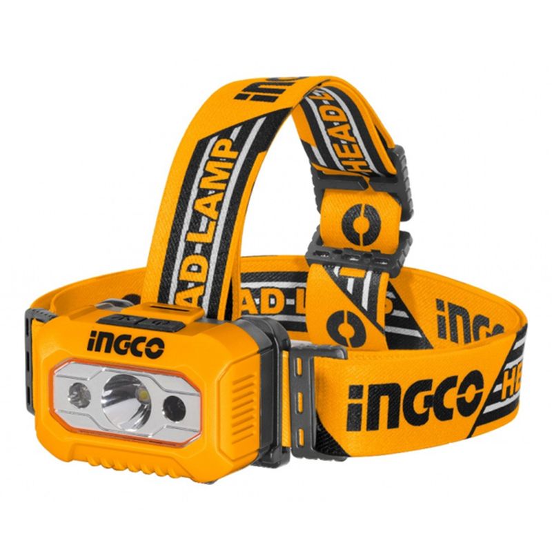 INGCO - Linterna Foco Led Frontal Cabeza 200 Lumens Ingco