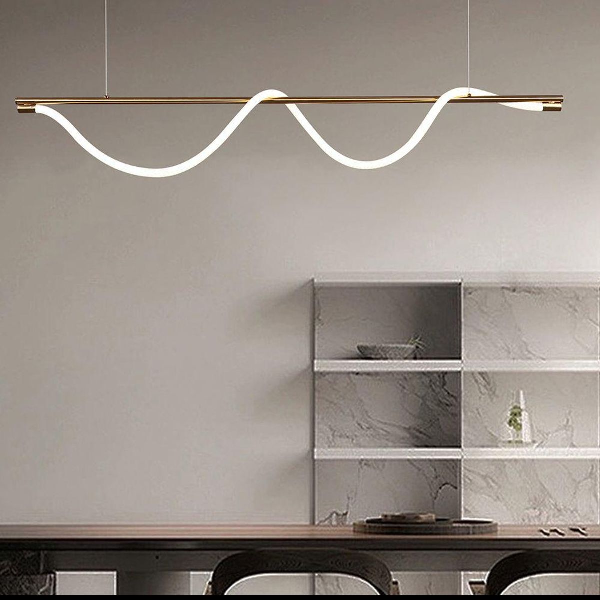 BOSCO - LAMPARA COLGANTE LED ABRUZZO DORADO