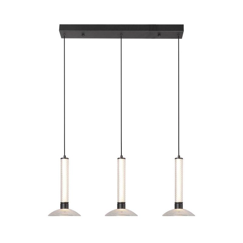 BOSCO - LAMPARA COLGANTE DUNIA VIDRIO LED 3 LUCES