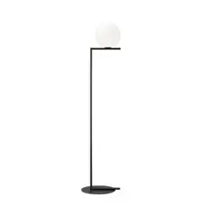 BOSCO - LAMPARA DE PIE BERGEN OPAL NEGRO