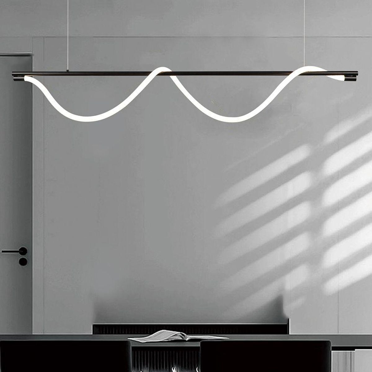 BOSCO - LAMPARA COLGANTE LED ABRUZZO NEGRO