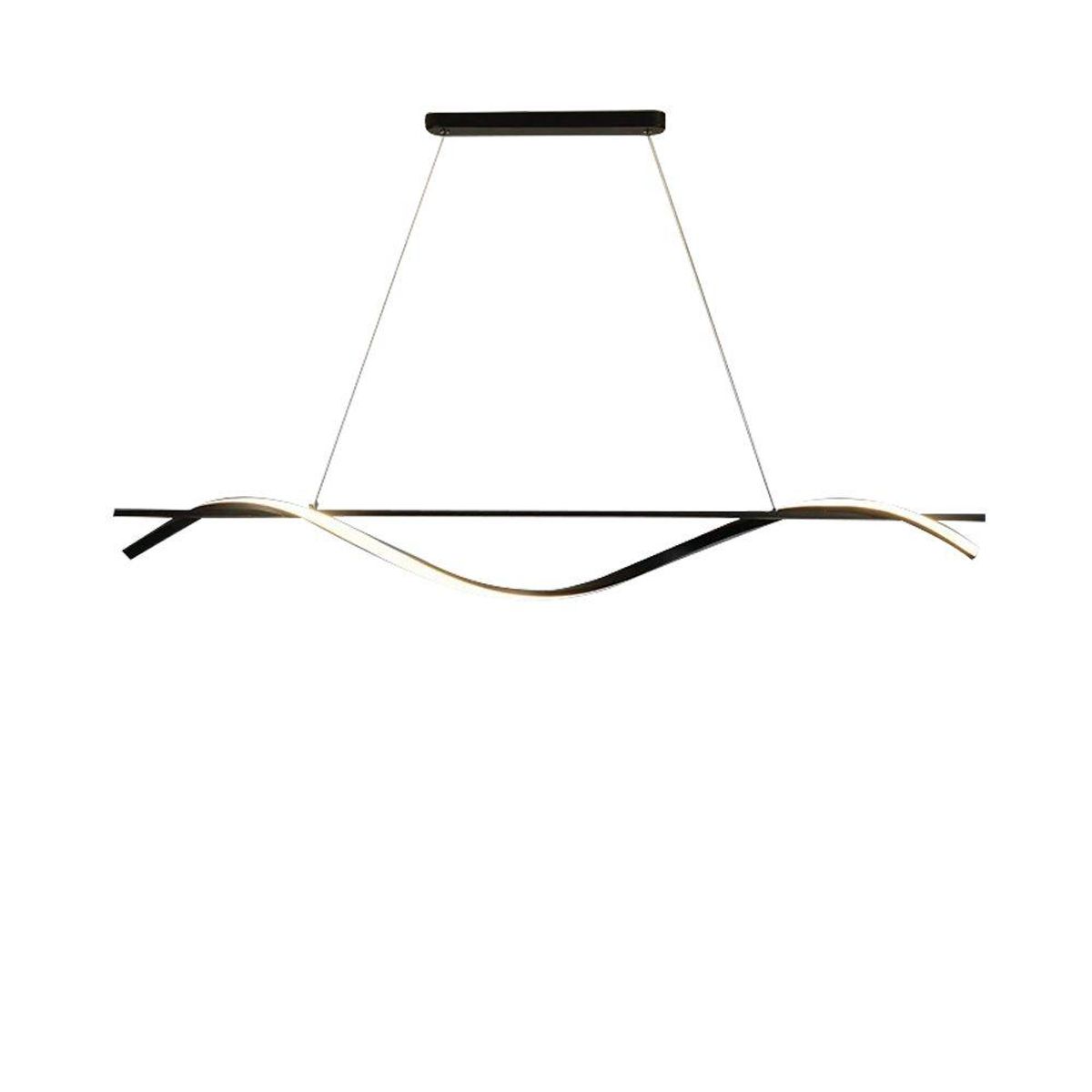 BOSCO - LAMPARA COLGANTE LED WAVE NEGRO