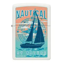 ZIPPO - Encendedor Buck Wear Nautical Design Blanco ZP46150