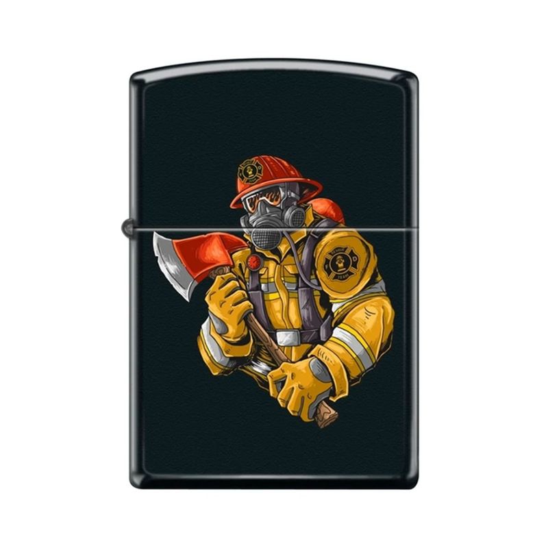 ZIPPO - Encendedor Zippo Firefighter Design Negro ZP218CI419951
