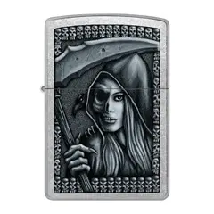 ZIPPO - Encendedor Grim Beauty Plateado ZP46151 - Plateado