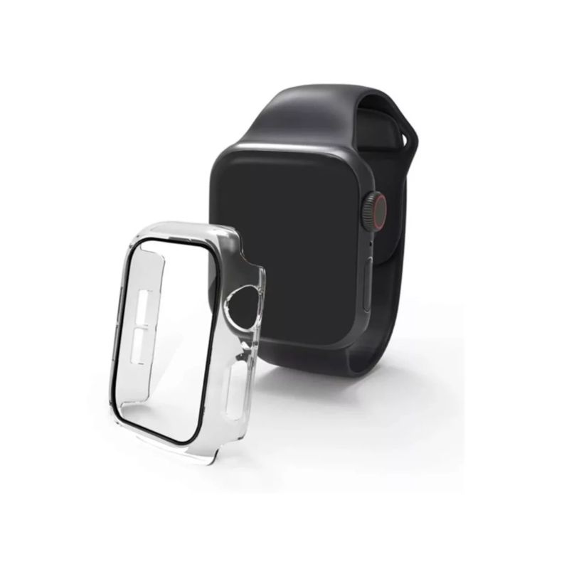 GENERICO - Protector Carcasa Con Vidrio Para Apple Watch 45MM