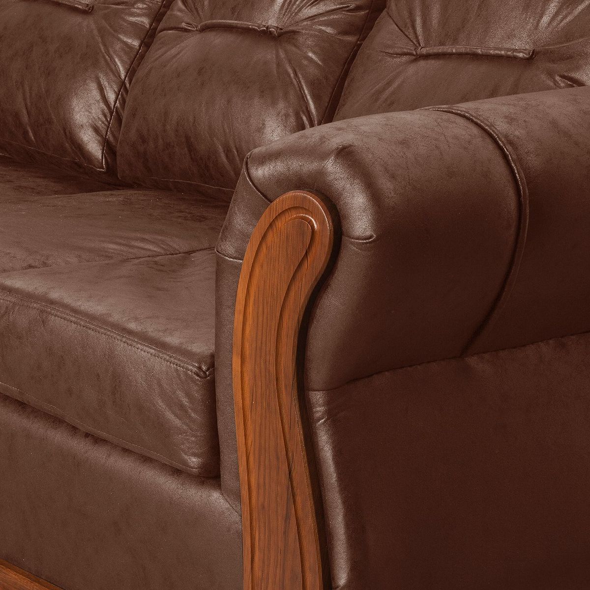 BLACK FACTORY - Sofá 3 Cuerpos Toronto Terracota