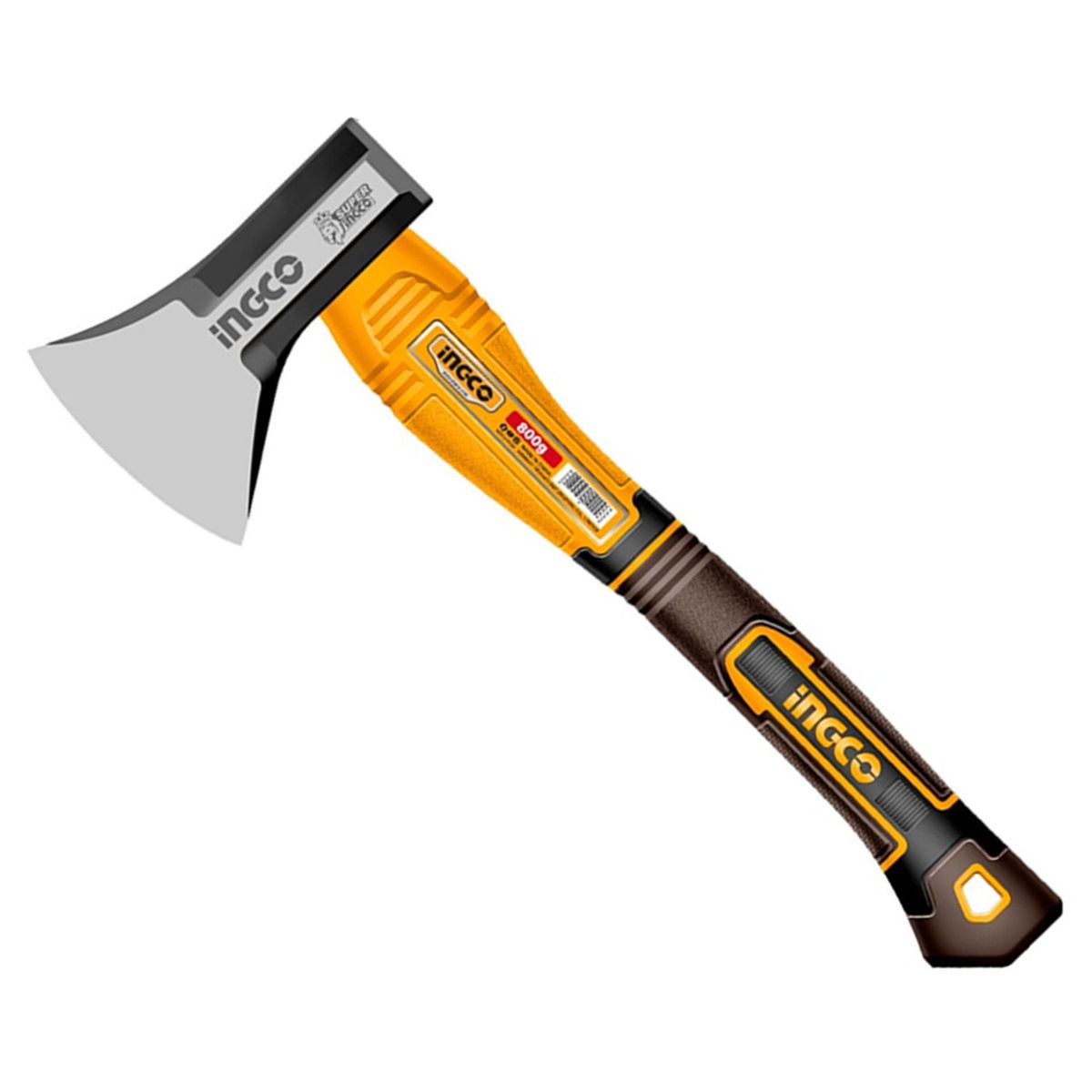 INGCO - Hacha De Mano Mango Fibra De Vidrio 800grs Ingco Hax081800