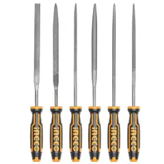 INGCO - Kit Set Juego De Mini Limas 6 Piezas 3mm X 140mm