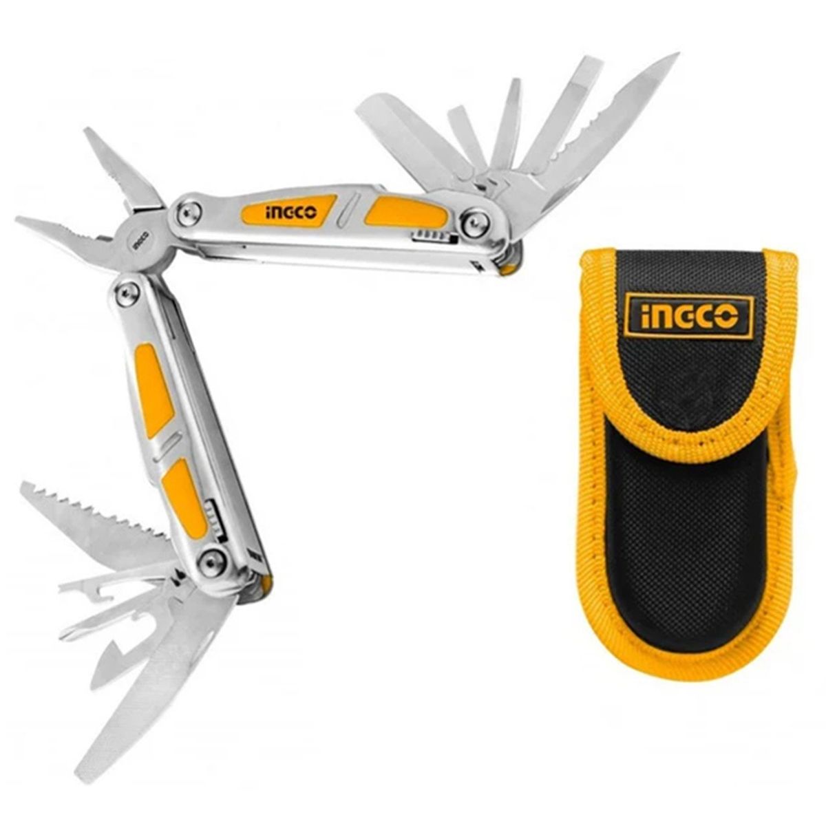 INGCO - Alicate Camping Cortaplumas Multiuso Navaja 15 En 1 Ingco