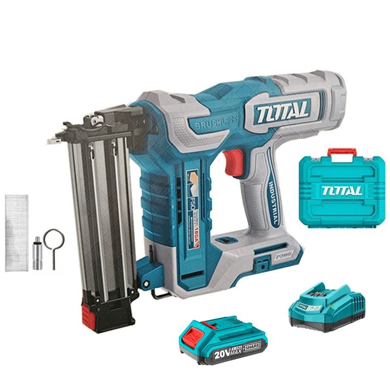 TOTAL TOOLS - Pistola Clavadora 15-50mm 20v Bat+ Carg Total Tcbnli5005