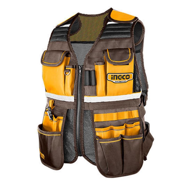 INGCO - Chaleco Coleto Porta Herramientas Industrial Ingco Htvt09028