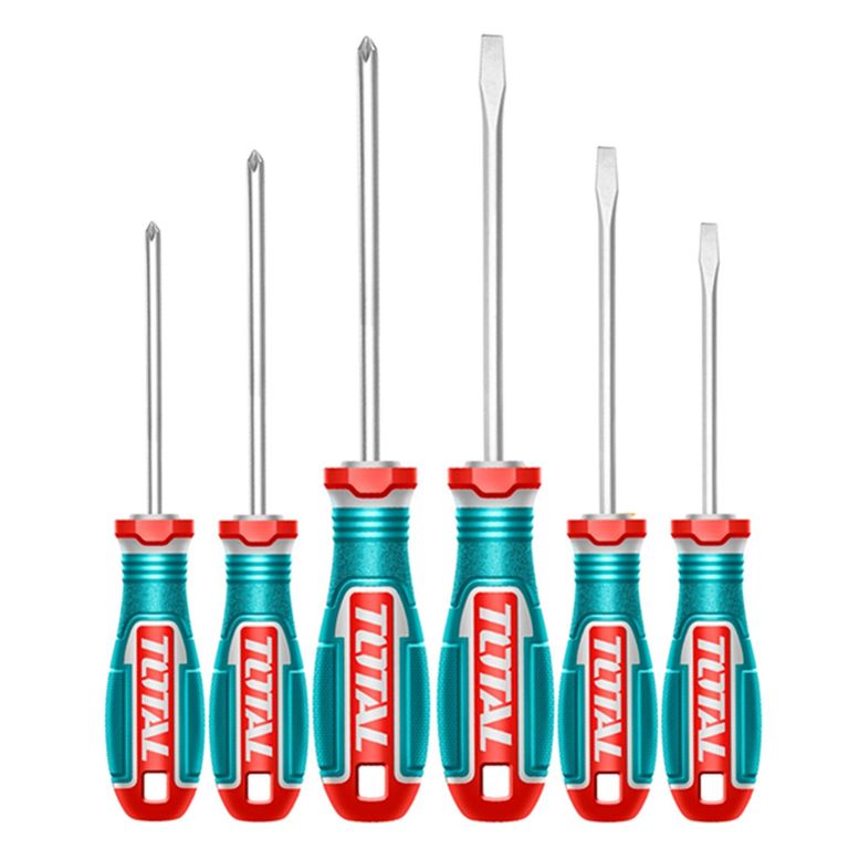 Kit Juego Destornilladores 6 Piezas Total Tksds0626