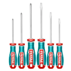 TOTAL TOOLS - Kit Juego Destornilladores 6 Piezas Total Tksds0626