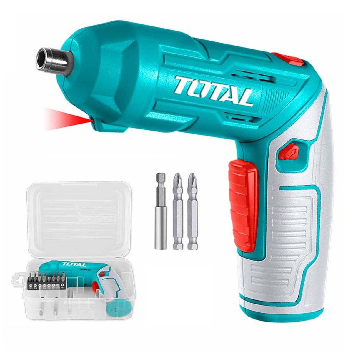 TOTAL TOOLS - Destornillador Atornillador Inalámbrico 4v Total Tsdli04425