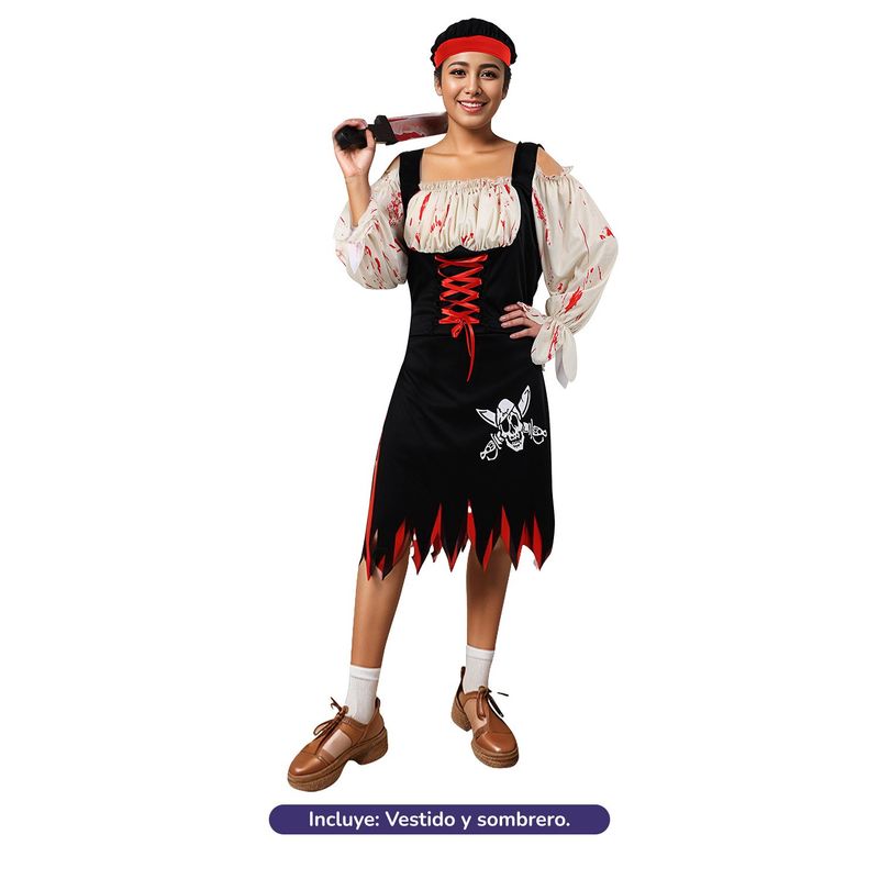 GENERICO - TRAJE PIRATA MUJER S