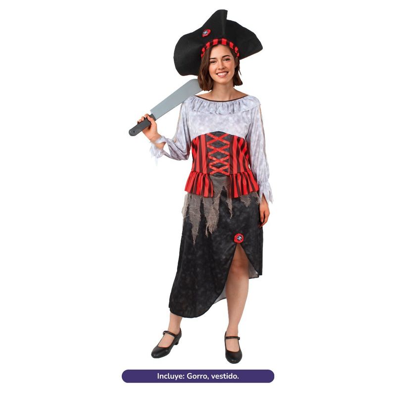 GENERICO - TRAJE PIRATA ZOMBIE S