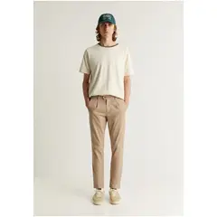 SCALPERS - Pantalón Chino Pinzas Sand