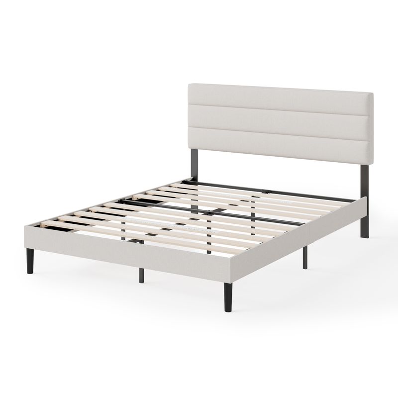 ZINUS - Base de Cama Premium Zinus 1.5P 105x190x30cm Piper Respaldo