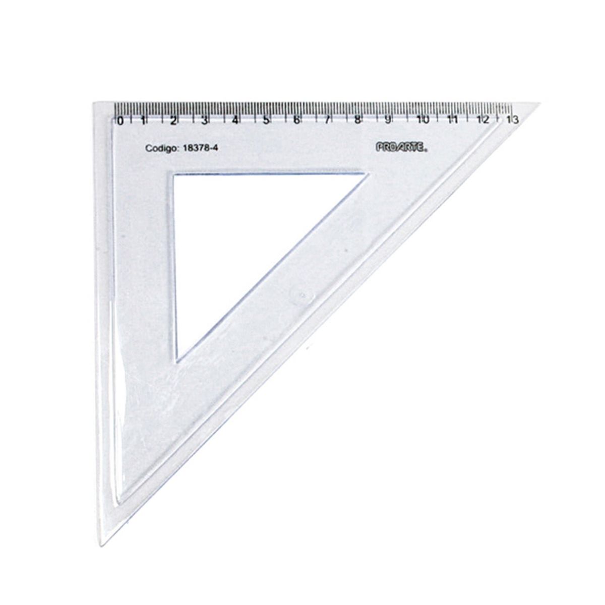 PROARTE - Escuadra Biselada Proarte 25 Cms45° Humo