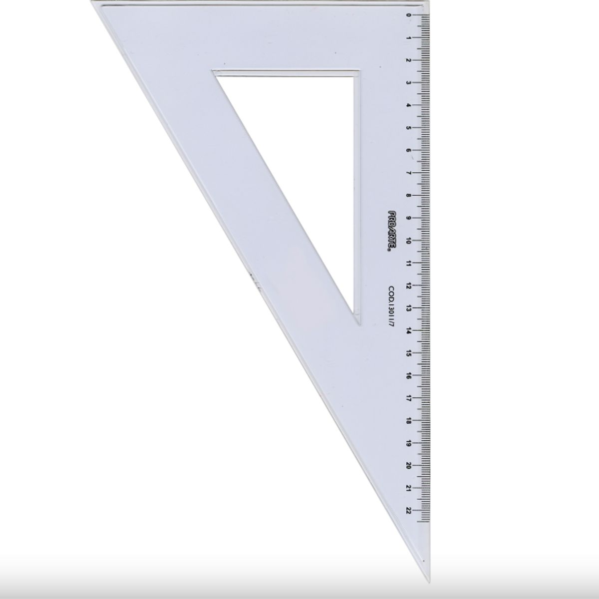 PROARTE - Escuadra Biselada Proarte 25 Cms60° Humo