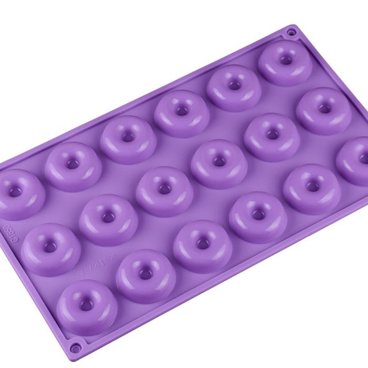 PASTELERIUS - Molde Silicona Moldes Reposteria Molde Mini Donuts 18cav