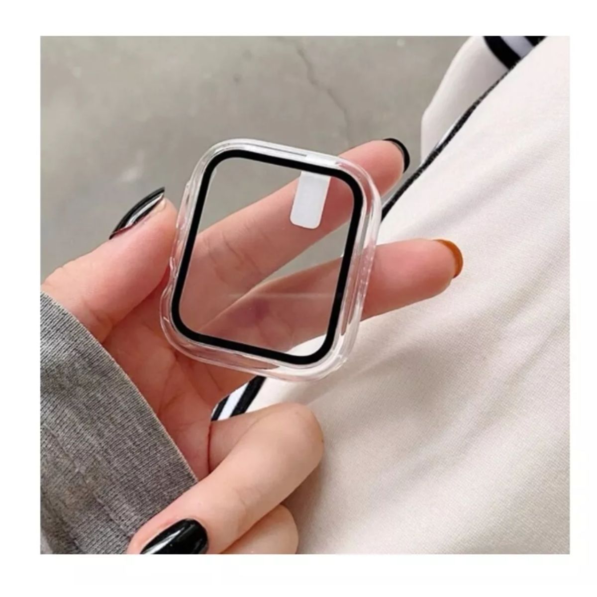 GENERICO - Protector Carcasa Con Vidrio Para Apple Watch 38MM