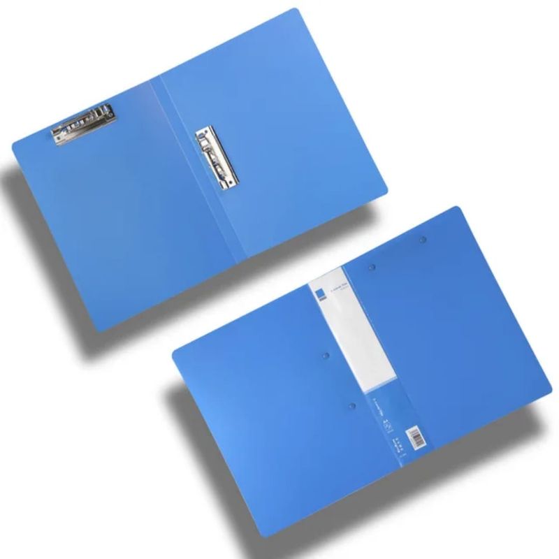GENERICO - Carpeta de plástico A4 de 2 broches, carpeta