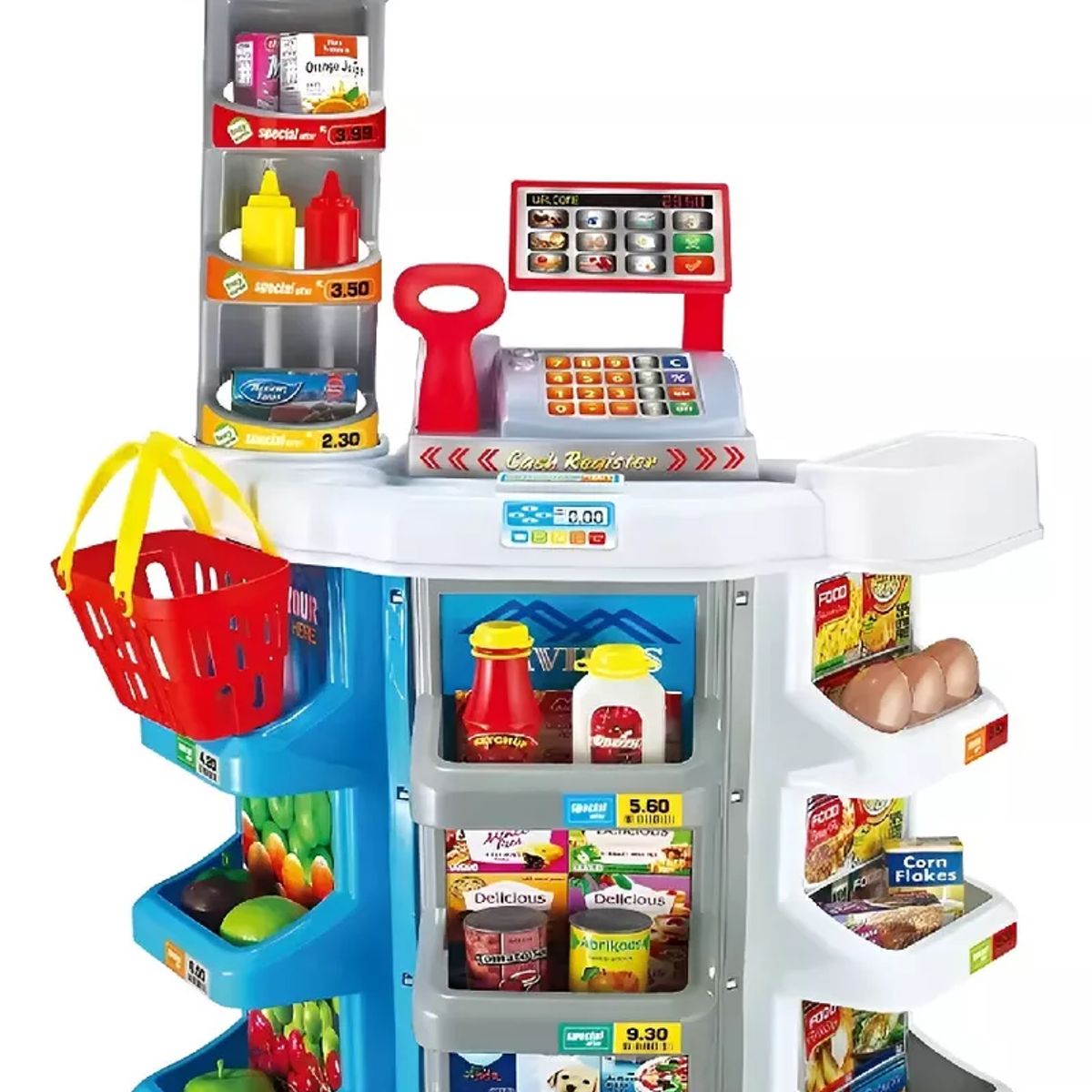 GENERICO - Juego Supermercado Con Accesorios Luces Y Sonidos Grandes