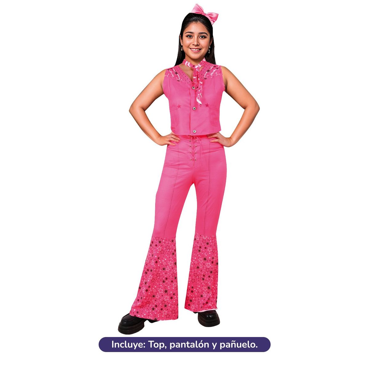 GENERICO - TRAJE VAQUERITA ROSADO S