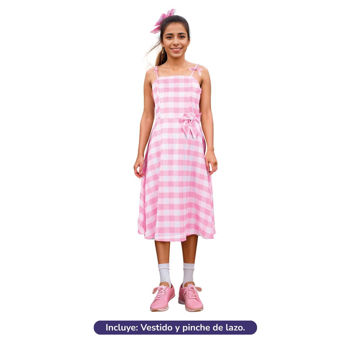 GENERICO - TRAJE VESTIDO MUÑECA CUADRILLE L