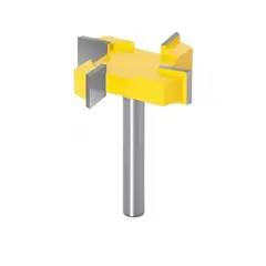GENERICO - Fresa Madera Vaciado Invertida Copiadora T Toma ¼ x 9,5 x 40 mm
