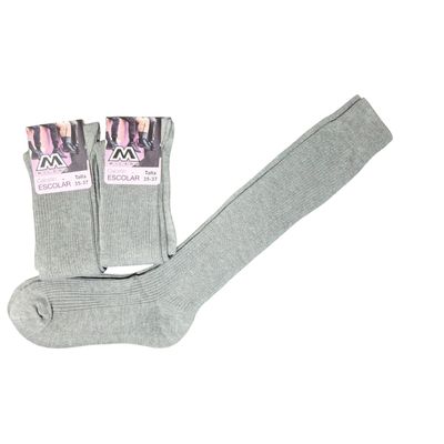 Imagen 2 del producto X3 Calceta Larga De Colegio Para Niña - Calcetin Escolar Algodon