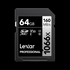 LEXAR - Memoria Sd Silver Series 1066x 64gb U3 V30 4k Uhd