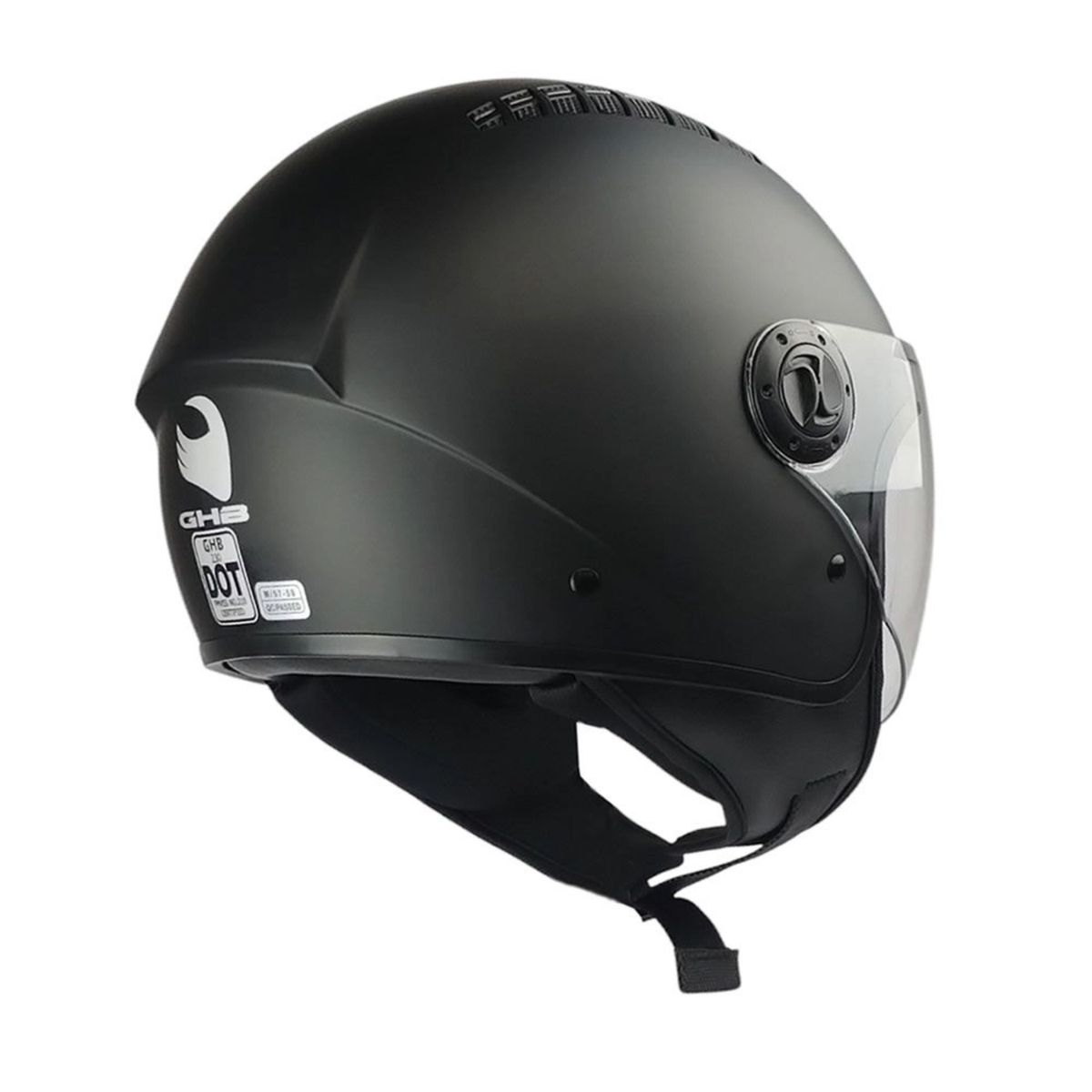 GHB - Casco Abierto GHB 230 Negro Matte talla L