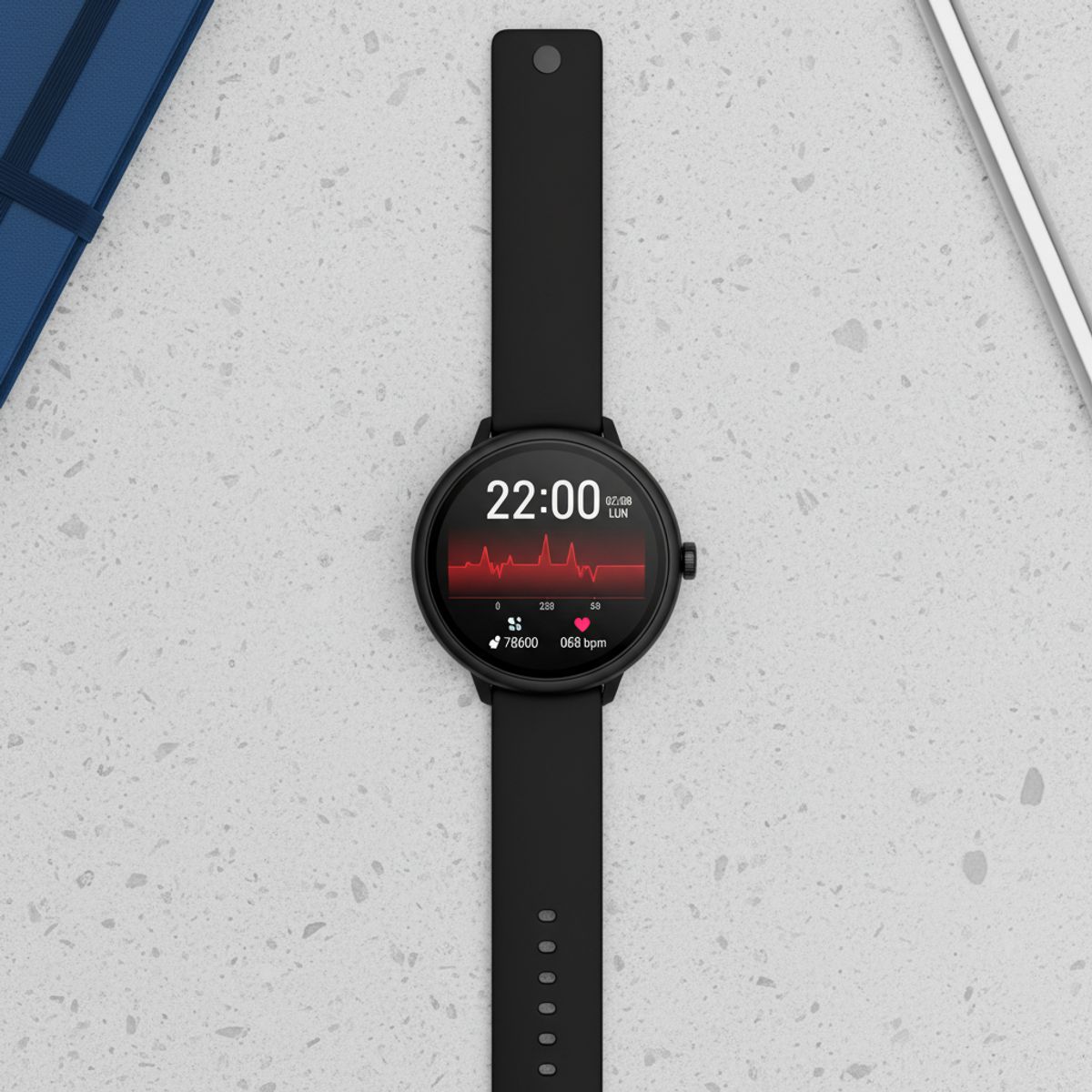 GENERICO - Smartwatch ZL02 - Pantalla Táctil 1.4", Monit. Cardíaco y 10 Modos