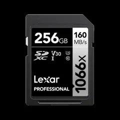 LEXAR - Memoria Sd Silver Series 1066x 256gb U3 V30 4k Uhd