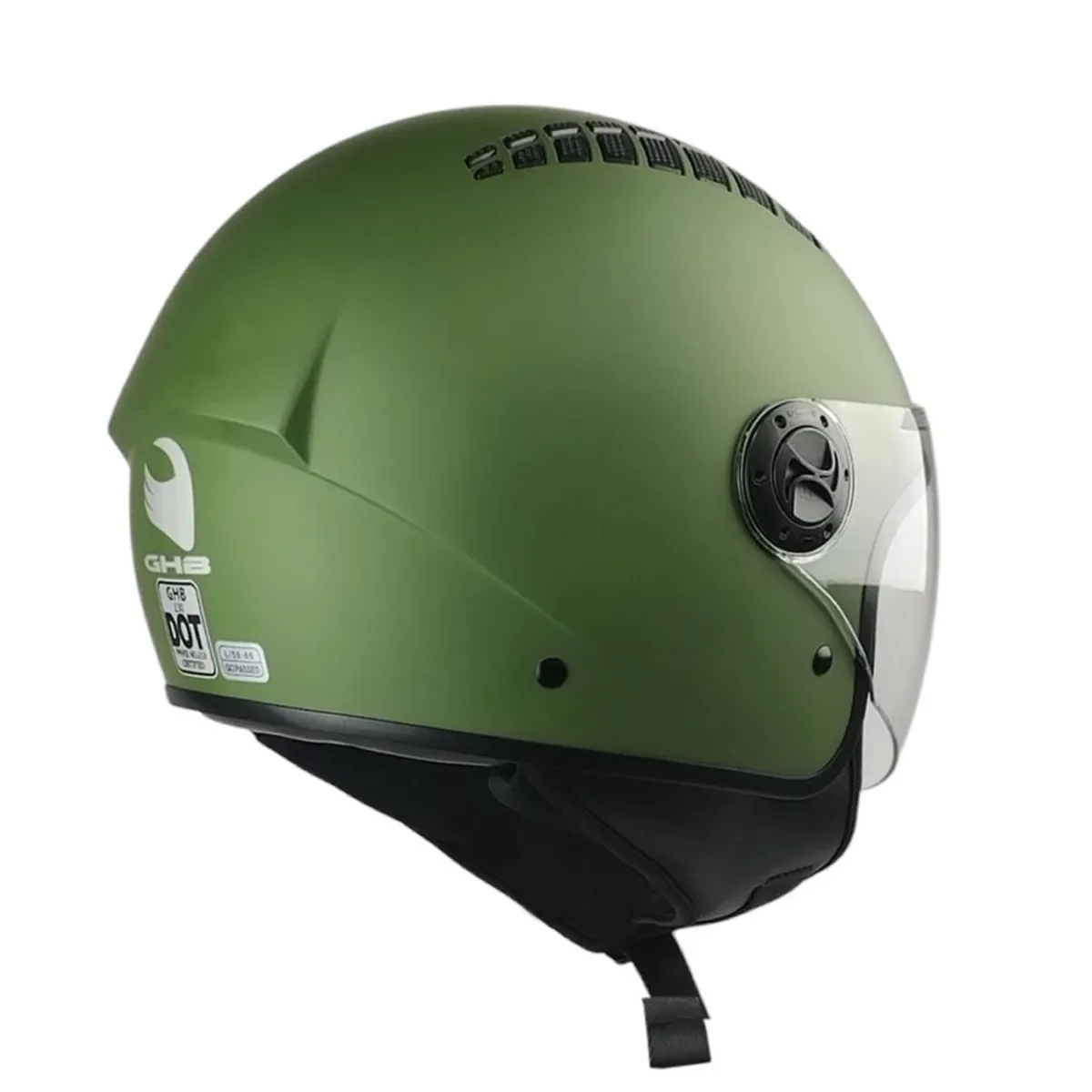 GHB - Casco Abierto GHB 230 Verde Militar talla L