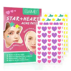 GENERICO - Parche Para Acné Diseño Estrella Y Corazon parche acne