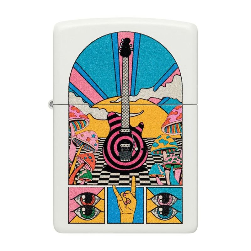 ZIPPO - Encendedor Zippo Retro Music Design Blanco ZP46167 - Blanco