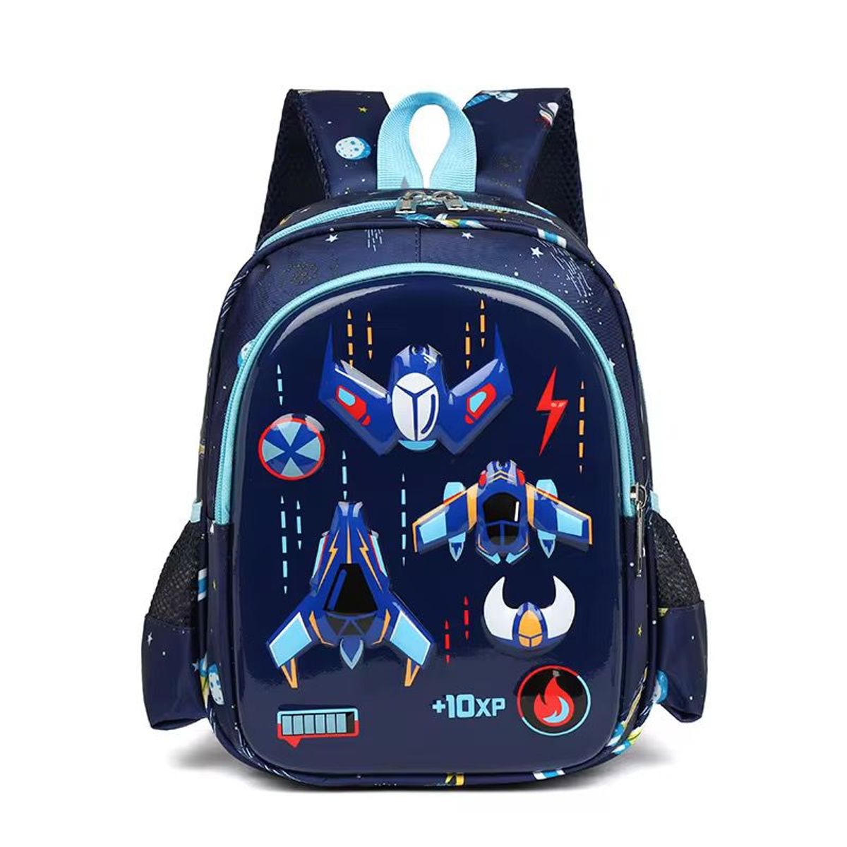 GENERICO - Mochila escolar infantil nave espacial  para niños