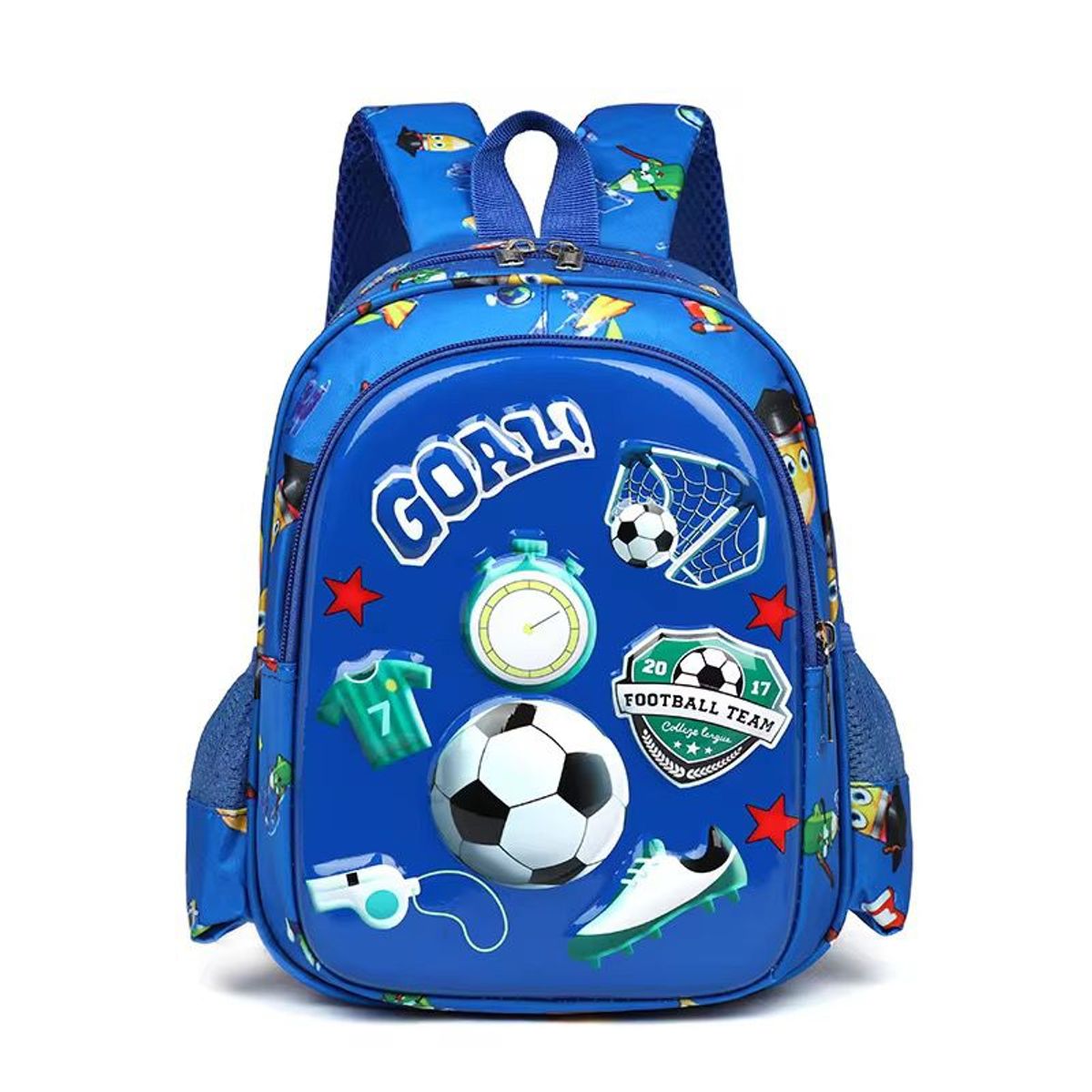 GENERICO - Mochila escolar infantil futbol para niños