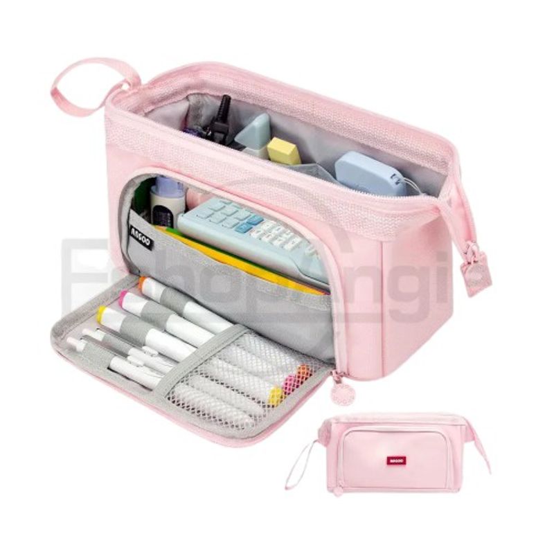 OEM - Estuche Para Lápices Gran Capacidad Doble Capa Organizador